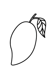 mango coloring page