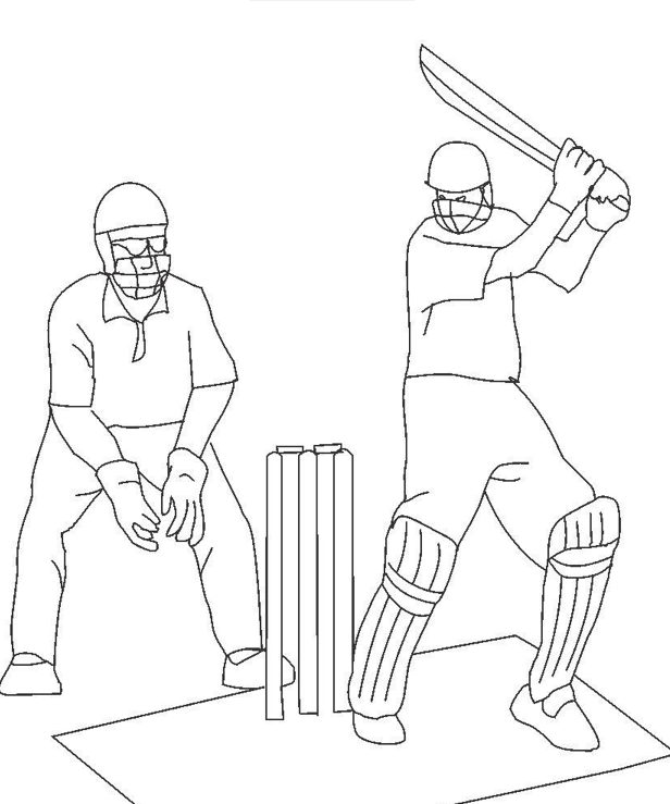 Cricket Batting Drawing, cricket, logo, sports Equipment png | PNGEgg