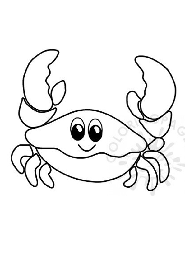 Crab Coloring Sheets Printable