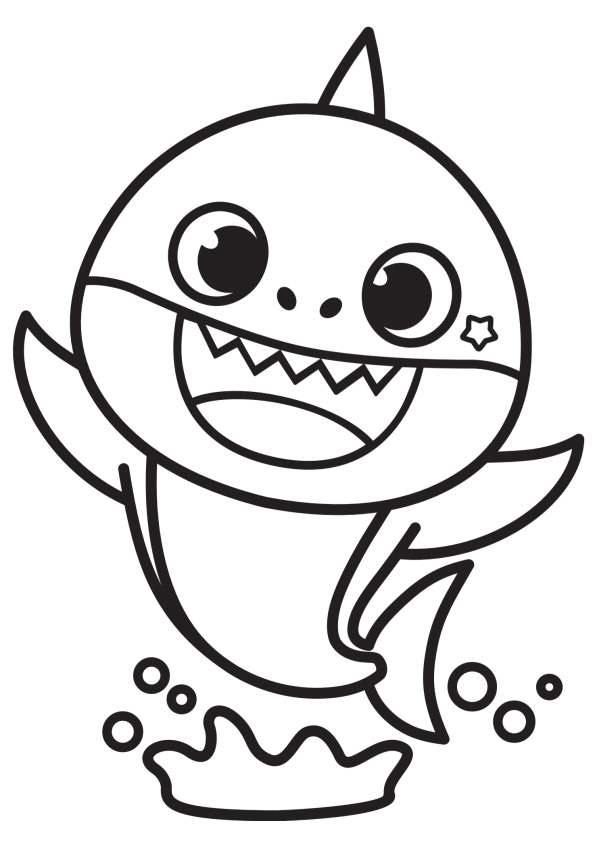 Coloring Pages | Baby Shark Coloring Pages