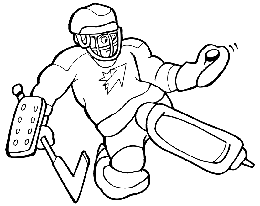 Hockey coloring pages  NHL logo coloring pages