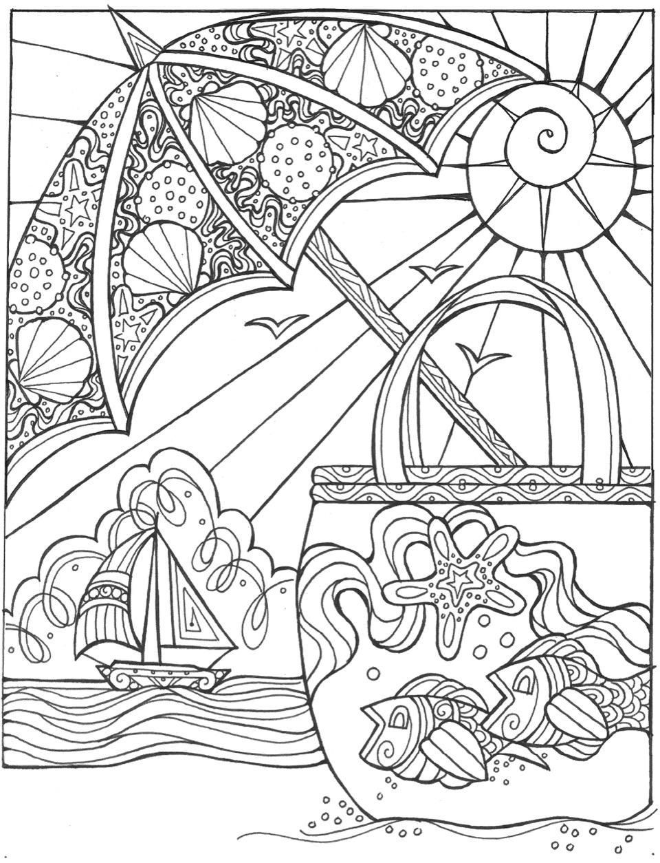 HD Summer Coloring Pages Online Most Popular Printable Nature 