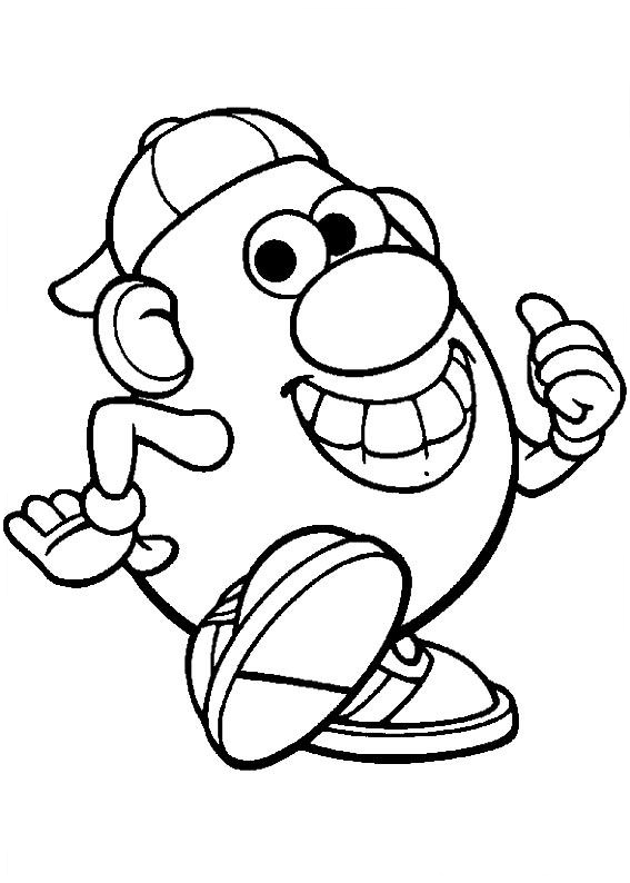 Mr Potato Head Theme Coloring Pages Disney Character - vrogue.co