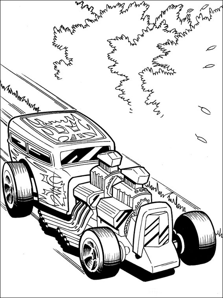 Coloring Pages Hot Wheels Coloring Pages 10