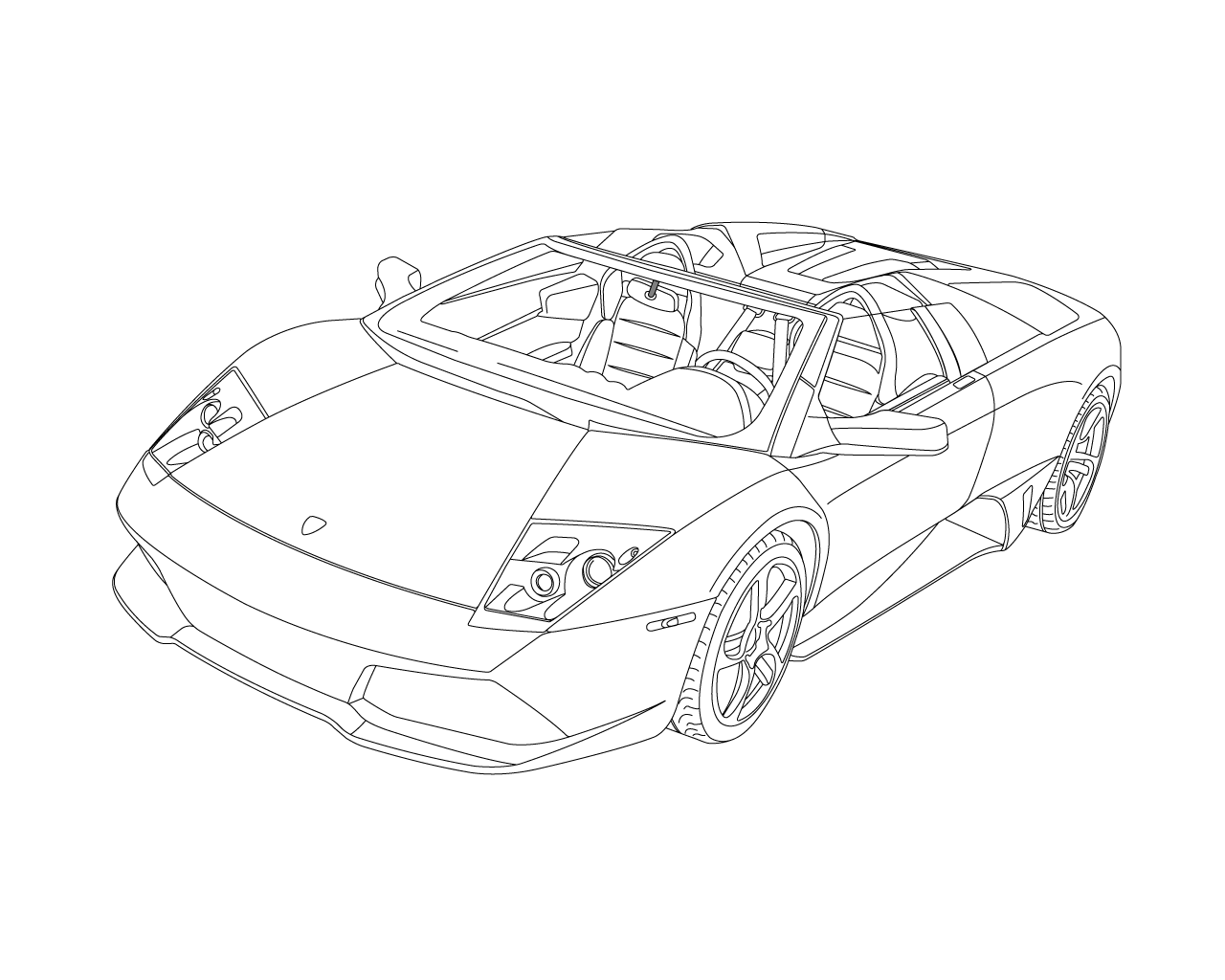 Coloring Pages | Lamborghini Coloring Pages Coloring Pages Of Cars