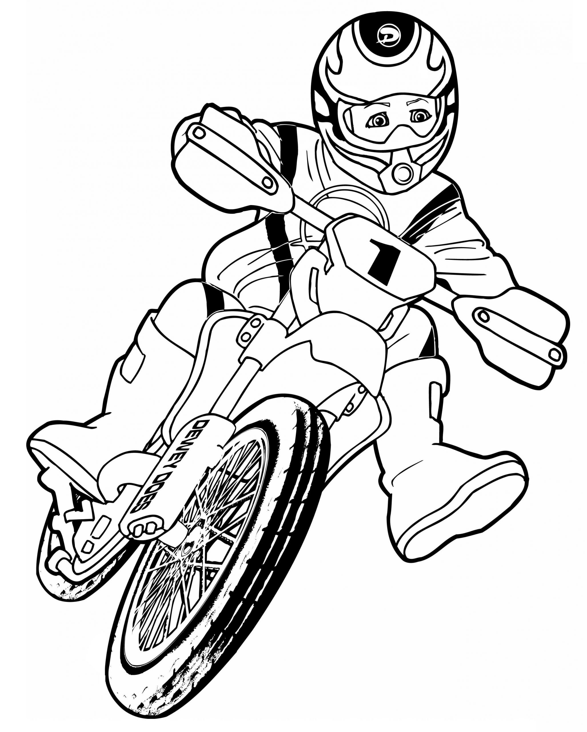 Coloring Pages Motorcycle Coloring Pages Scaled