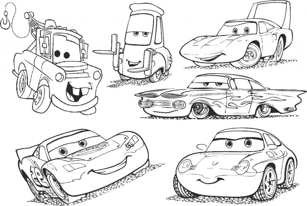 Coloring Pages  Free Disney Cars Coloring Pages