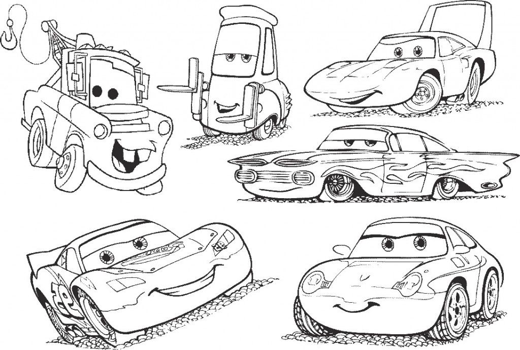 64 Coloring Pages Cars Movie  Latest