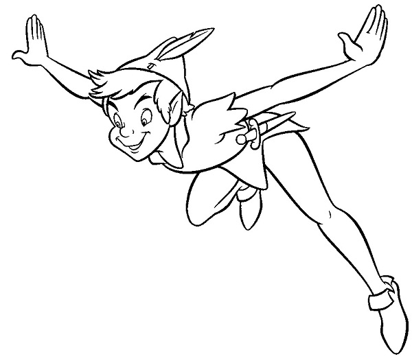 peter pan coloring pages to print
