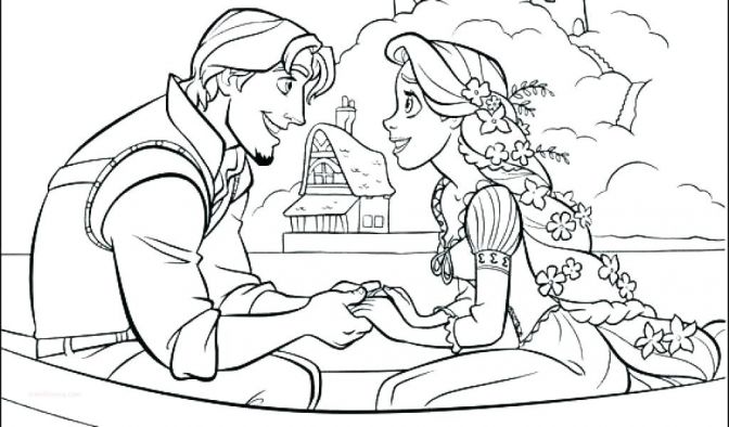 Coloring Rapunzel Sheet Colouring In Free Tangled Awesome Printable For Kids And coloring page