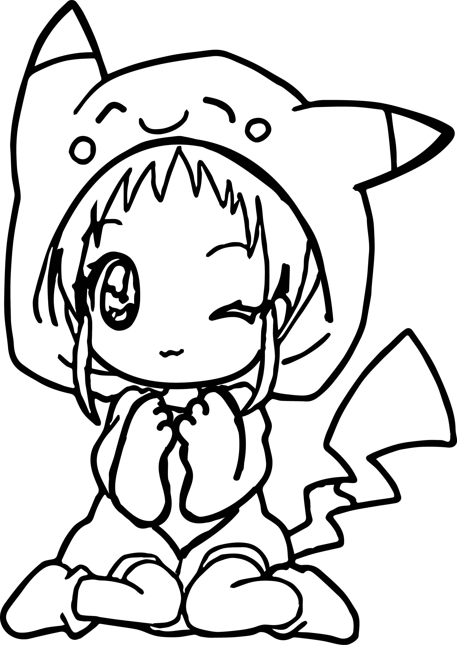 Anime Chibi coloring page  Mimi Panda