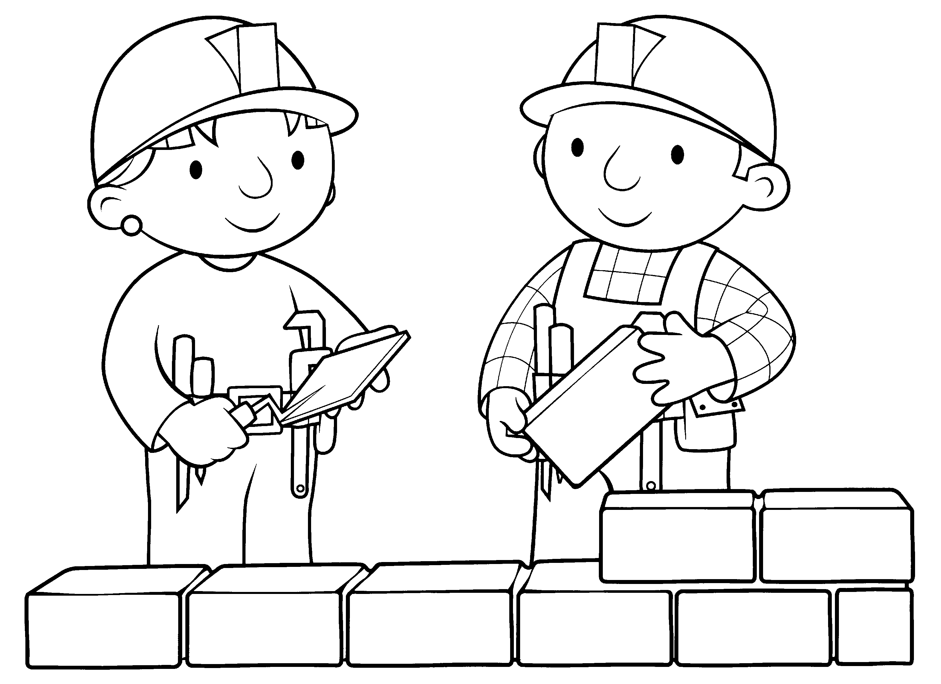 Bob The Builder Coloring Pages Images coloring page