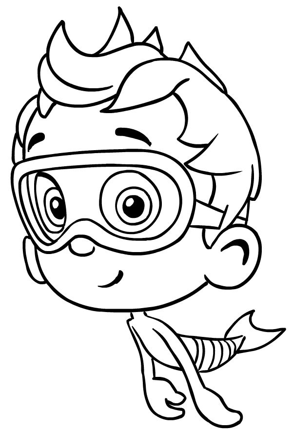 Coloring Pages Bubble Guppies Coloring Pages For Kids