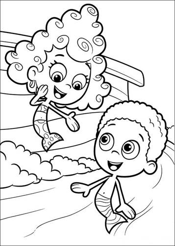 Bubble Guppies Coloring Pictures coloring page