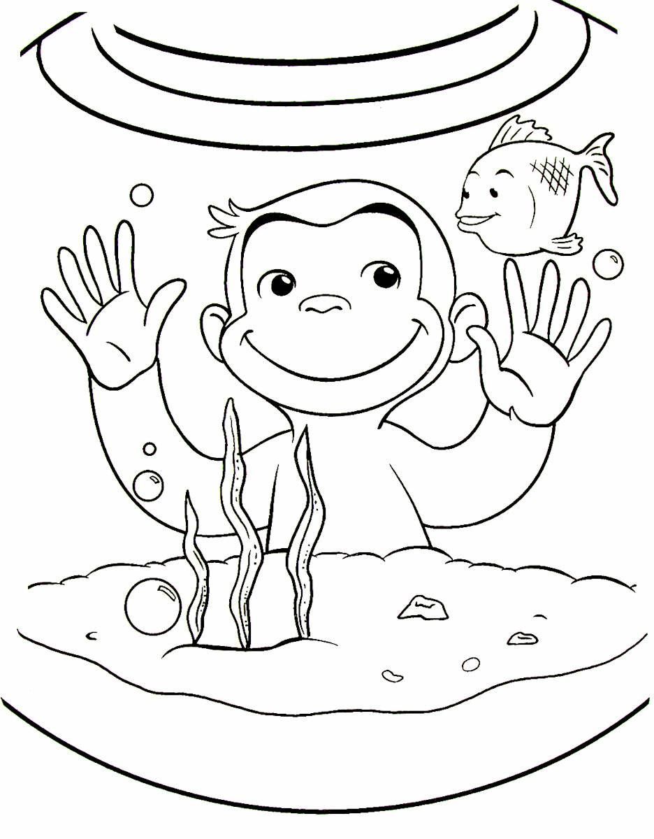 Free Curious George First Birthday Printables