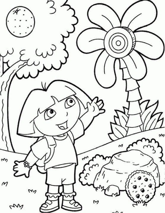 Dora the Explorer #29996 (Cartoons) – Free Printable Coloring Pages