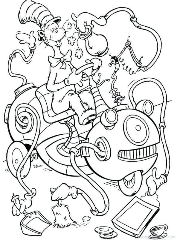 510  Dr Seuss Coloring Pages Cat In The Hat  Free