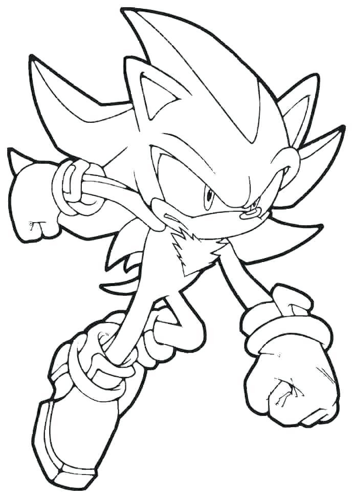 Dark Sonic coloring page – Having fun with children