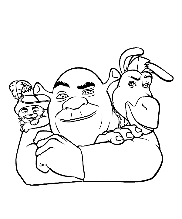 Coloring Pages Populor Cartoon Charactors Sherk Coloring Pages Hot
