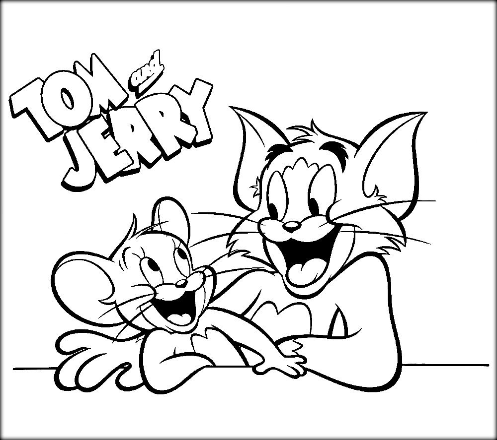 Populor Cartoon Charactors Tom And Jerry Coloring Pages coloring page