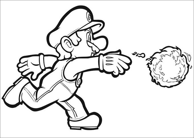 55 Collection Mario Coloring Pages Online  Latest Free