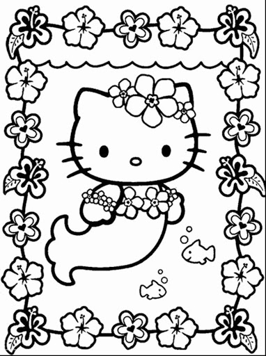 Hello Kitty picture to print and color - Hello Kitty Kids Coloring