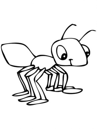 ant coloring page