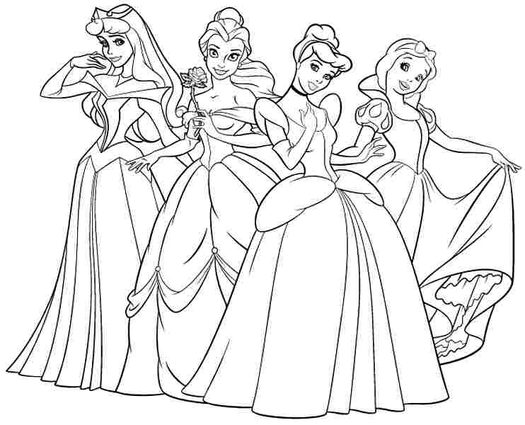 8100 Coloring Pages Disney Princess  Latest Free