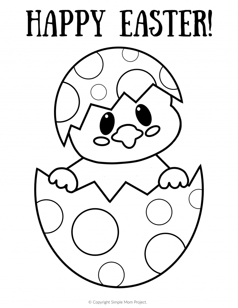 Coloring Pages | Happy Easter Coloring Pages