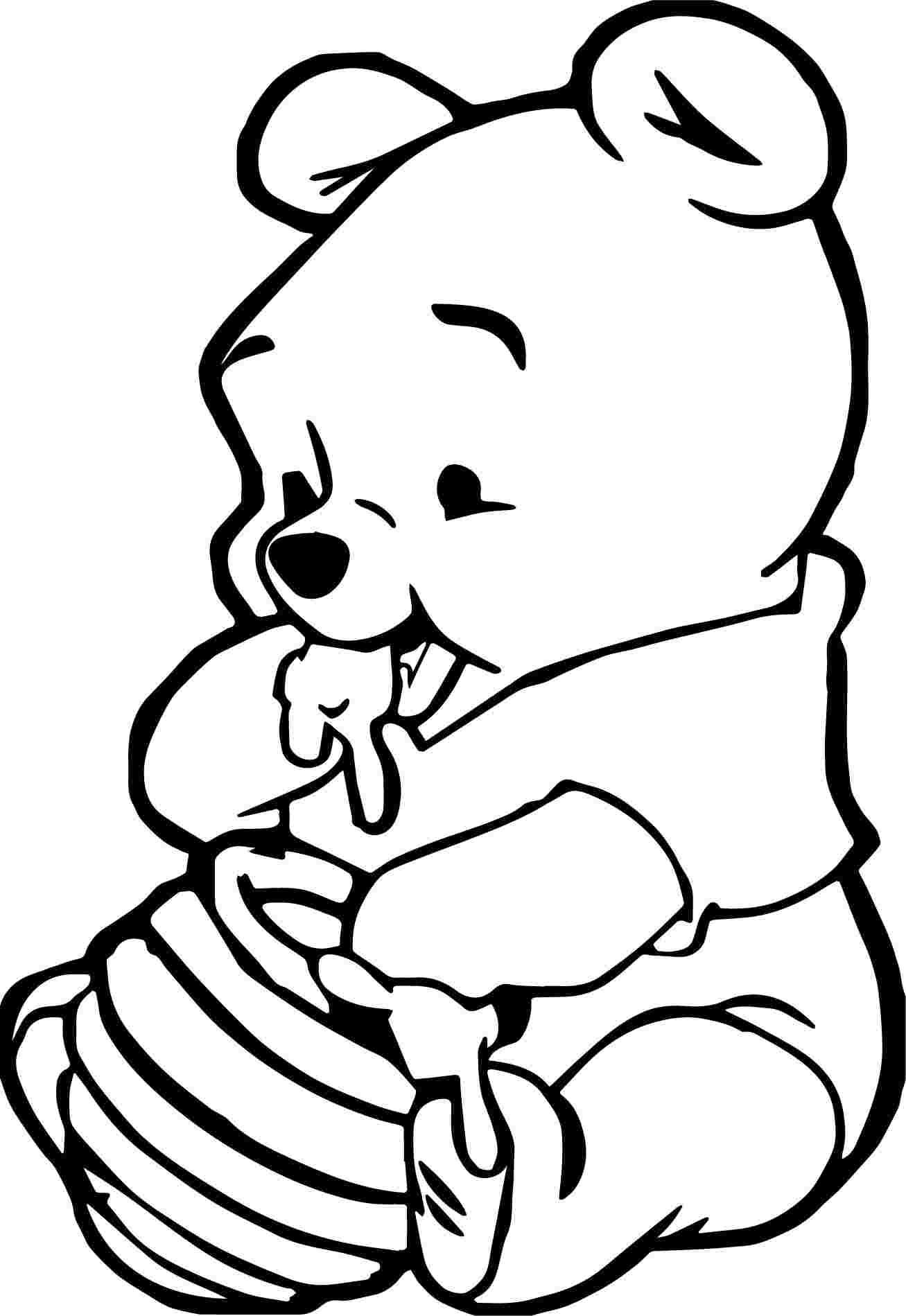 47 Coloring Pages Pooh Bear  Free