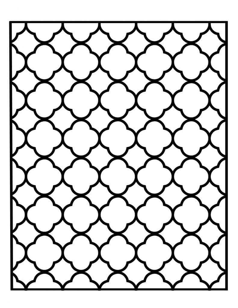 coloring pages of simple patterns