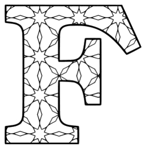 Coloring Pages | Alphabet Coloring Pages Letter F