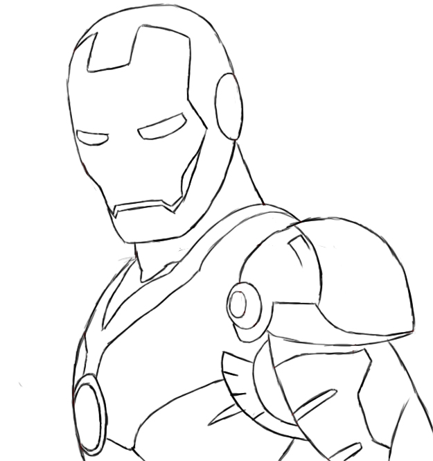 How to Draw Iron Man  Marvel