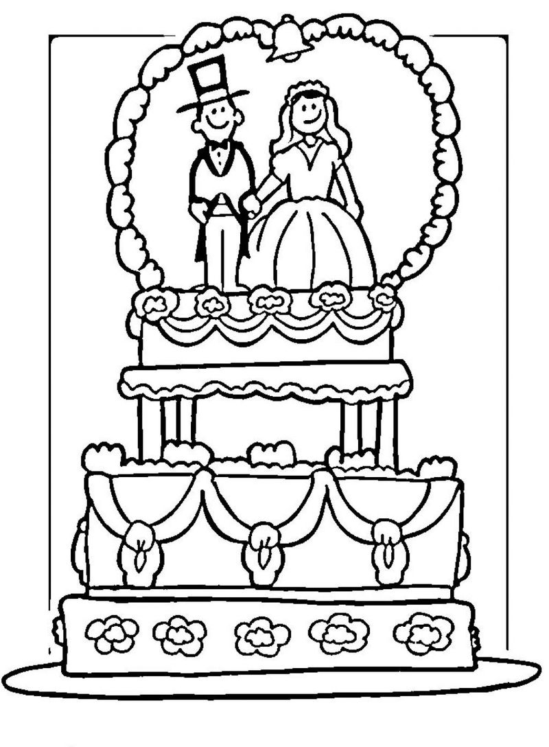 coloring-pages-wedding-cake-coloring-pages