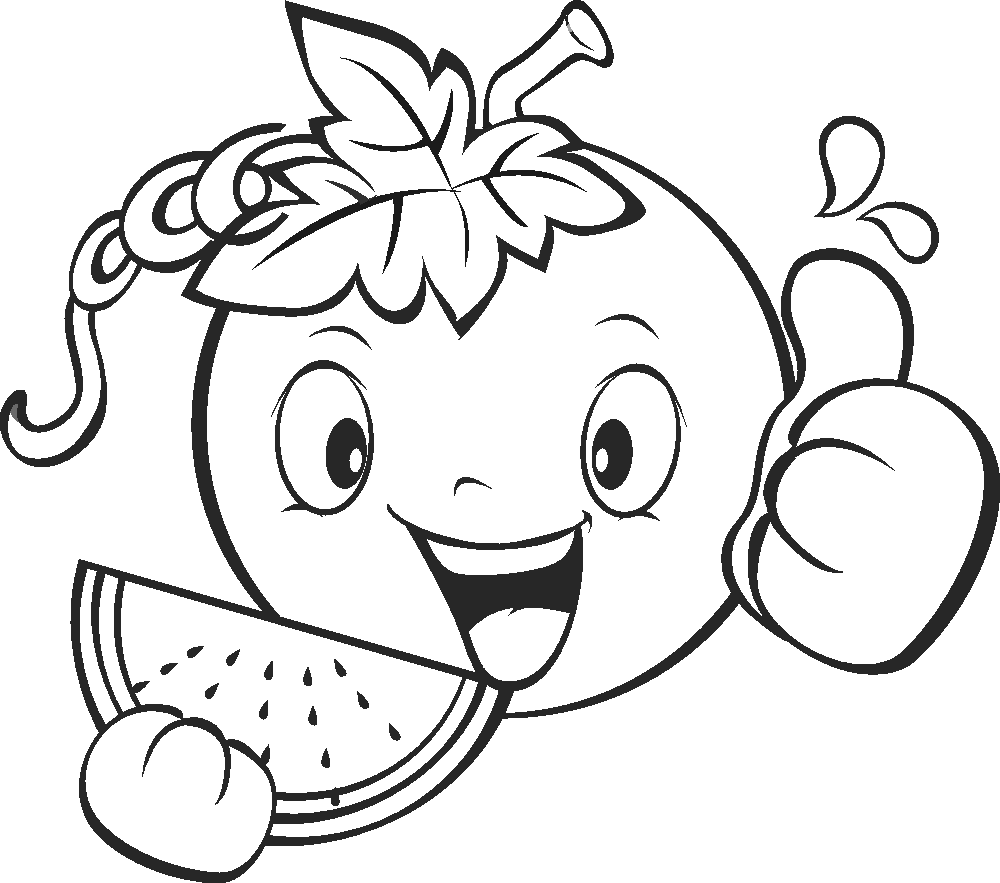 Coloring Pages | Fruit And Vegetable Coloring Pages