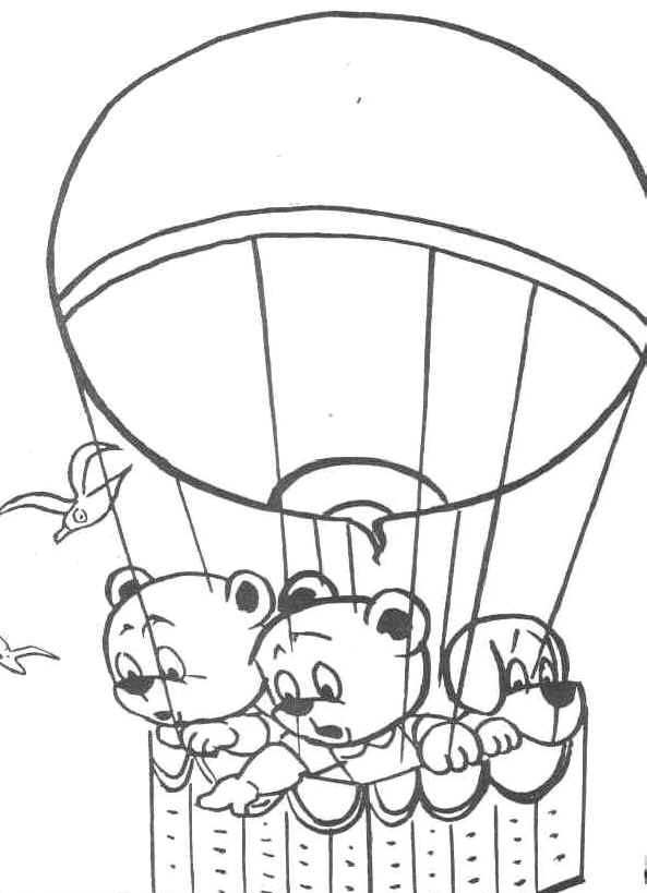 Coloring Pages Hot Air Balloon Coloring Page Photos
