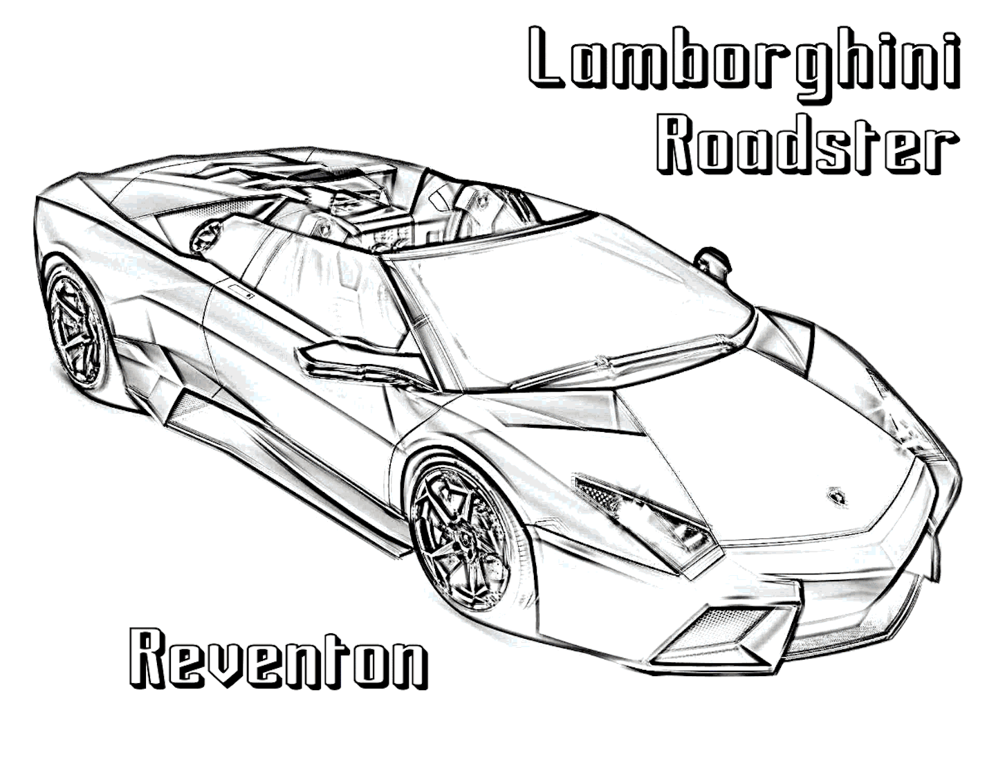 Coloring Pages | Lamborghini Coloring Pages Images