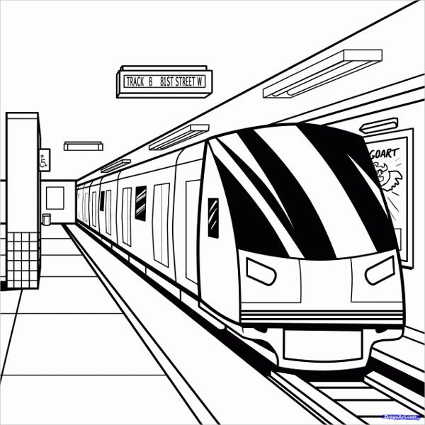 Premium Vector  Continuous one line drawing modern highspeed passenger  commuter train vector illustration