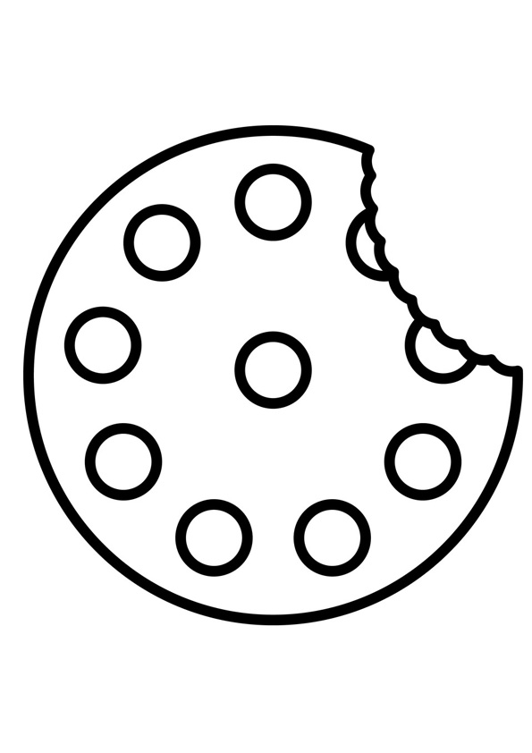 Coloring Pages Sugar Cookie Coloring Page For Preschoolers