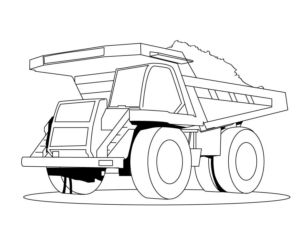 coloring-pages-free-printable-dump-truck-coloring-pages