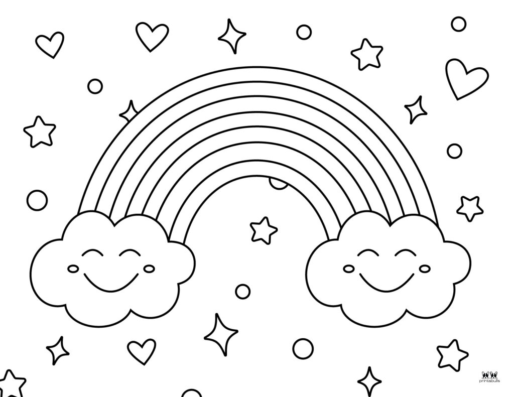 Coloring Pages | FREE Printable Rainbow Coloring Pages