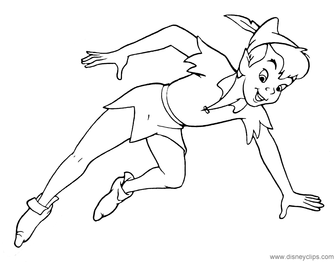Best Peter Pan Coloring Pages coloring page