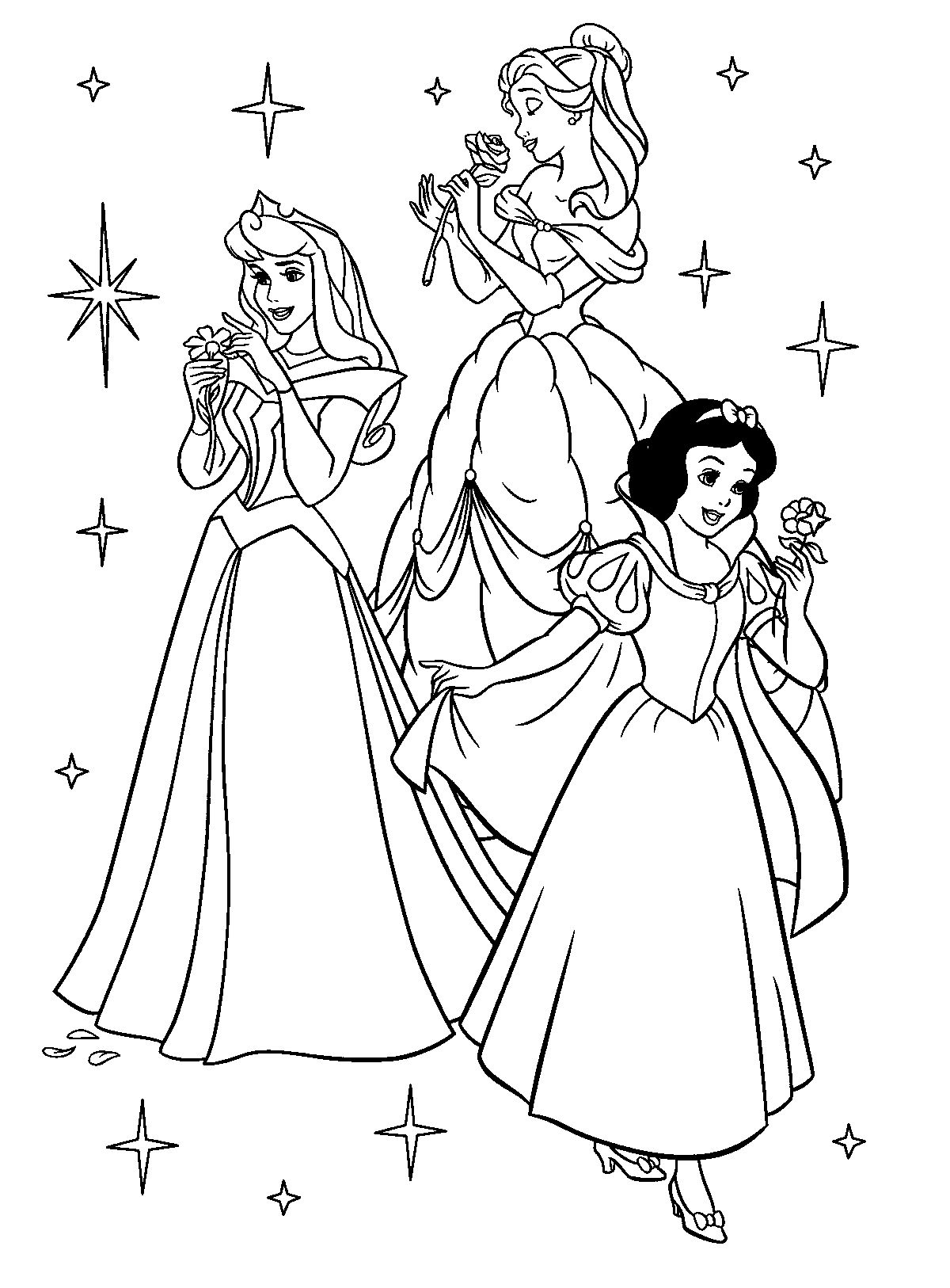 Disney Princess Coloring Pages – Free Printable Download