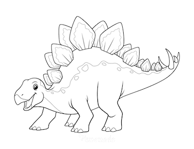 Stegosaurus Coloring Pages For Kids