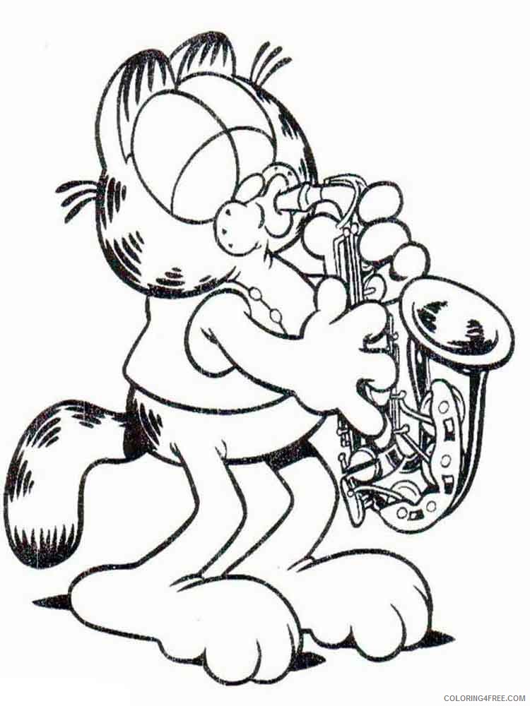 97 Coloring Pages Garfield Cartoon  Free