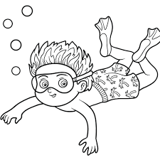 Just Keep Swimming! Coloring Pages coloring page