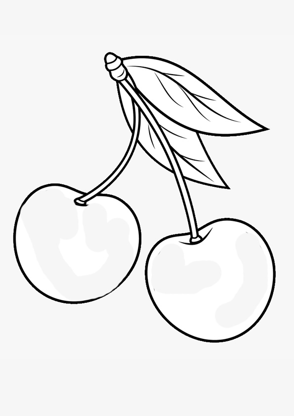 Coloring Pages Free Printable Cherry Coloring Pages For Kids