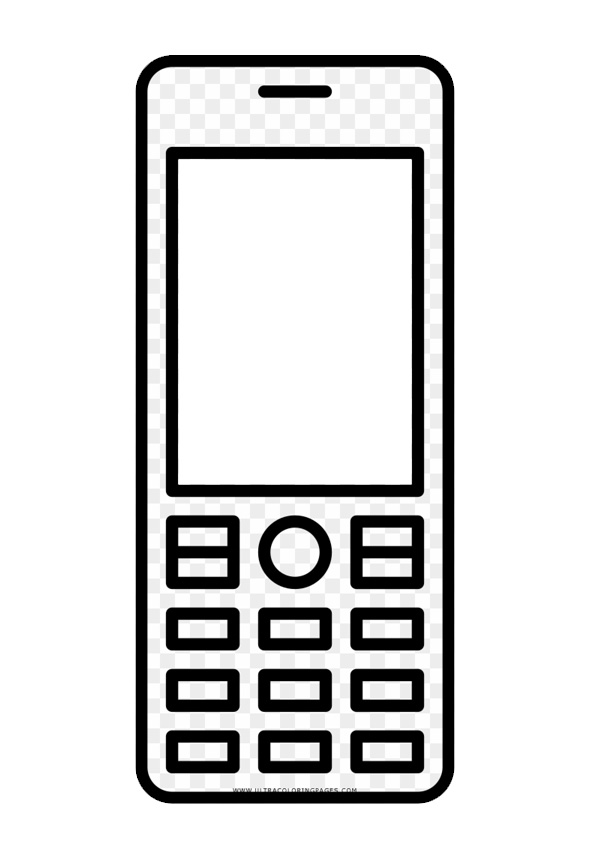 phone coloring page