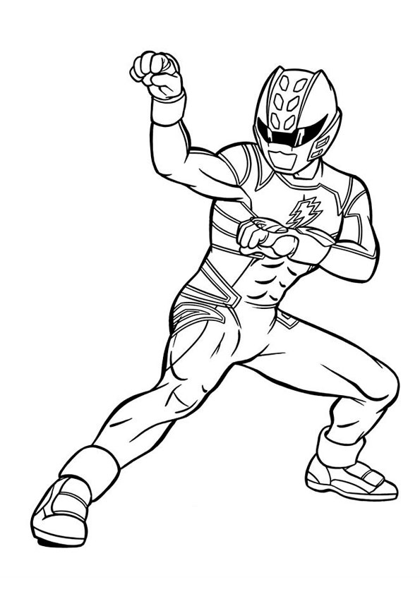 Download Coloring Pages Power Rangers Coloring Page For Kids