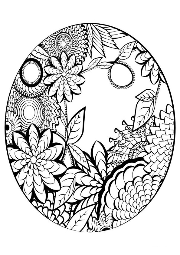 Coloring Pages | Abstract Coloring Page for Kids